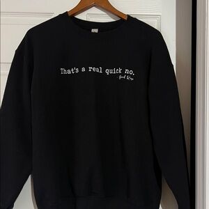 Black Graphic Women’s Sweatshirt.